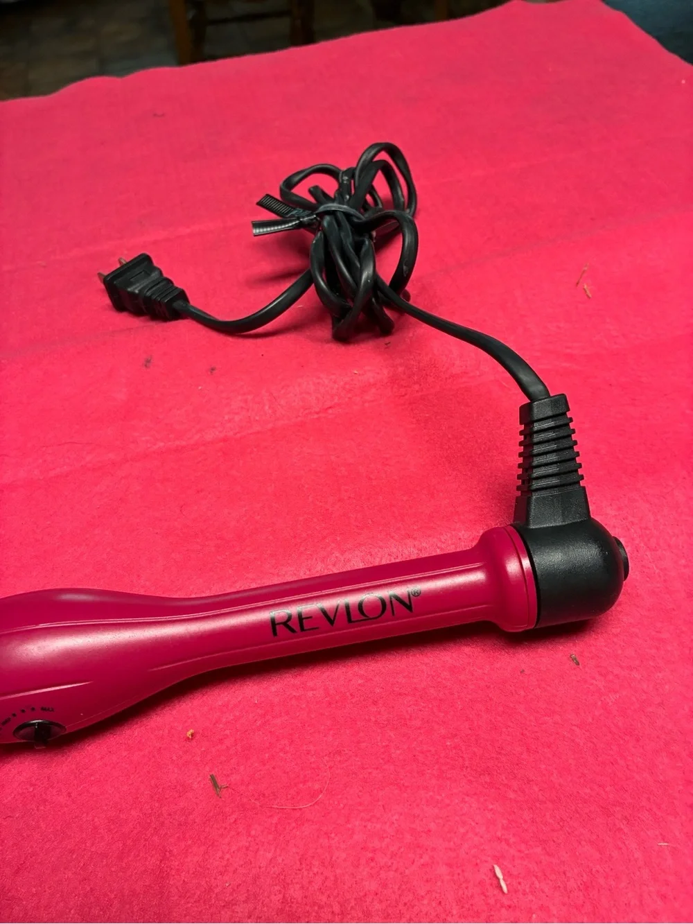 Revlon Pink Mini Curling Wand with Black Cord